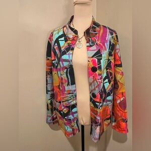 Vibrant Multicolor Women's Blazer